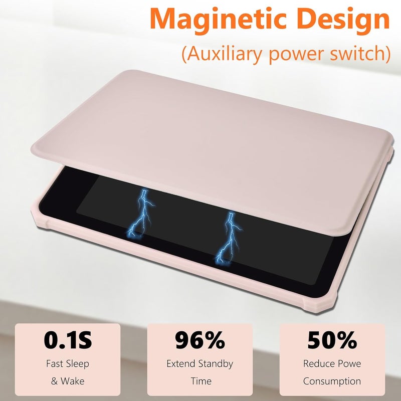 amzcase Case for Kindle Paperwhite 12th Genalation (7 inch 2024 Release) & Kindle Colorsoft Signature Edition,All New Slim Durable PU Case with Smart Sleep/Wake for Kindle Paperwhite 2024, Skin Pink - Image 3